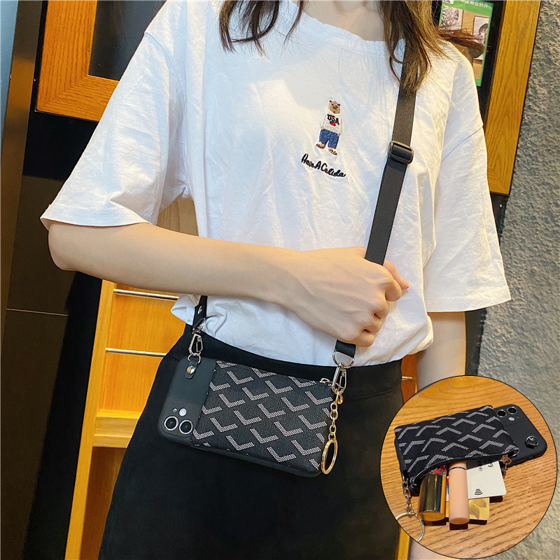 零钱包小米14防摔软壳斜挎手机壳