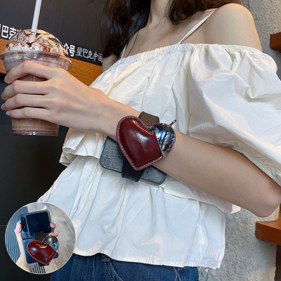 小米mixflip2手机壳高级简约腕带