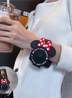 卡通腕带适用华为puraX手机壳pocket2荣耀magicvflip小折叠屏nova摩托罗拉60ultra三星zflip7/65小米mixflip2