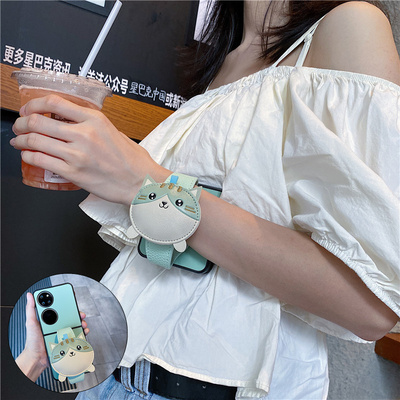 手腕带亚克力华为pocket2手机壳