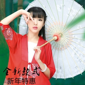 油纸伞cos古风流苏江南实用中国风牛皮纸道具伞舞蹈演出工艺舞伞