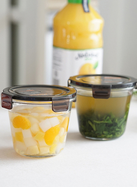 PAGOO玻璃汤盒保鲜盒汤碗汤杯微波炉加热饭盒密封上班族便当盒