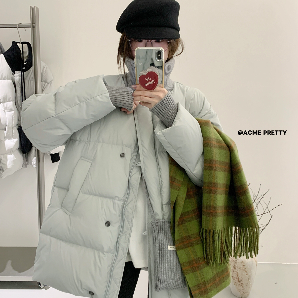 ACME PRETTY-服简直心头爱长度太爱了保暖羽绒服外套(配包)F1506