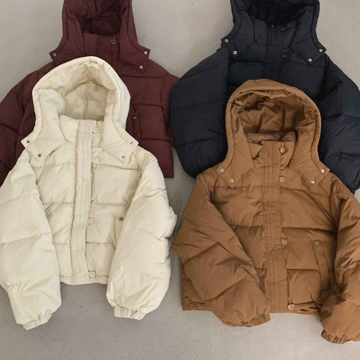 LOVELY-韩系简约基础百搭50羽绒棉服R051-1