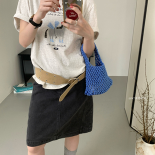 版 小飞马T26夏上新刚刚好 PRETTY W322 T恤 不含腰带 型短袖 ACME