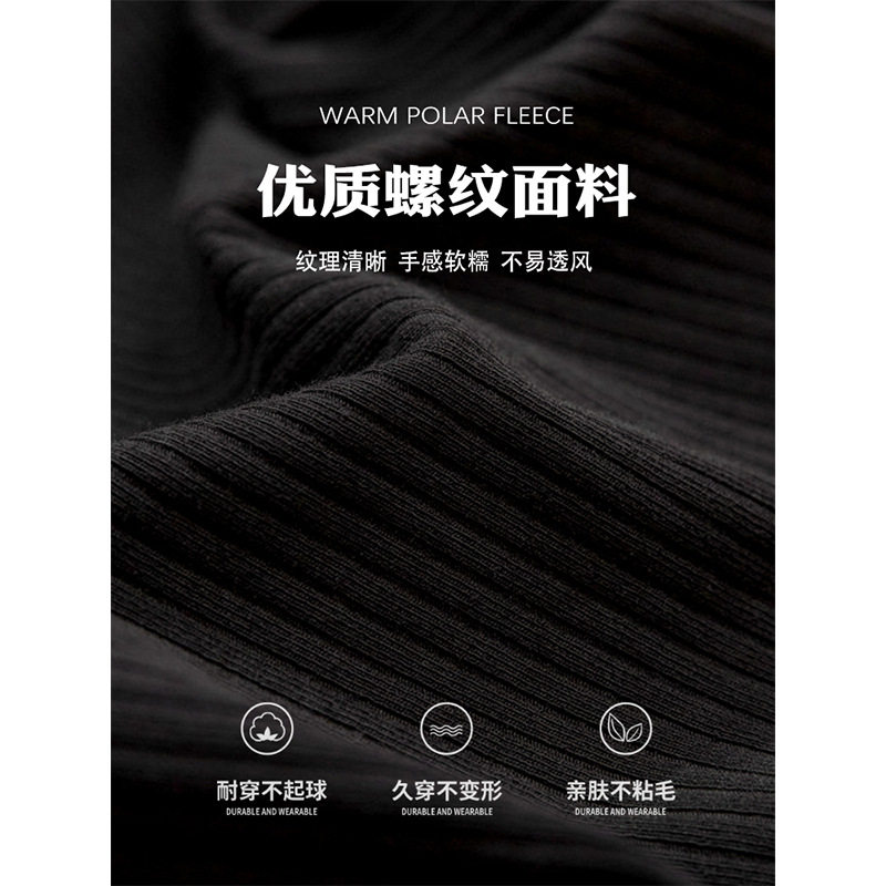 小仙女黑色半高领配大衣内搭连衣裙2025新款女秋冬季法式气质针织