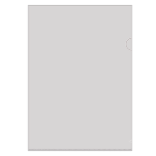 L形文件夹插页透明L型A4加厚防水单片夹开口l夹二页夹简历保护套资料试卷夹层单页学生塑料文件套档案夹定制