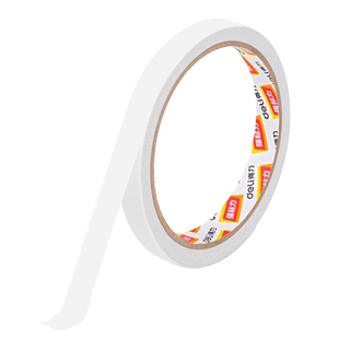 得力高粘度双面胶强力手帐双面胶纸儿童手工胶条透明胶带无痕固定双面贴易撕贴手账胶布粘性强胶贴墙面不留痕