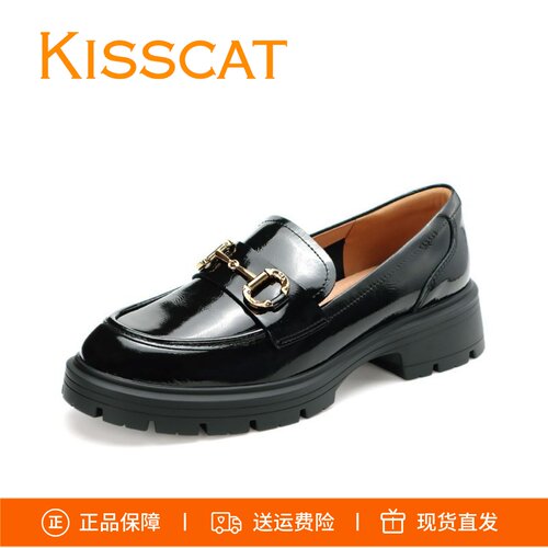 接吻猫真皮乐福鞋KA65132-51