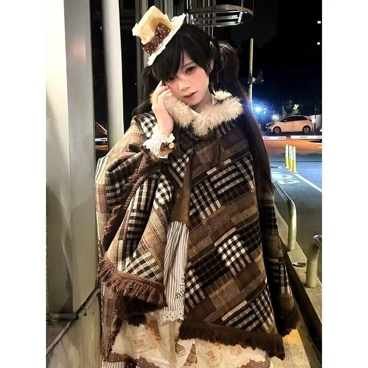 JK毛呢大衣冬季高级感短外套