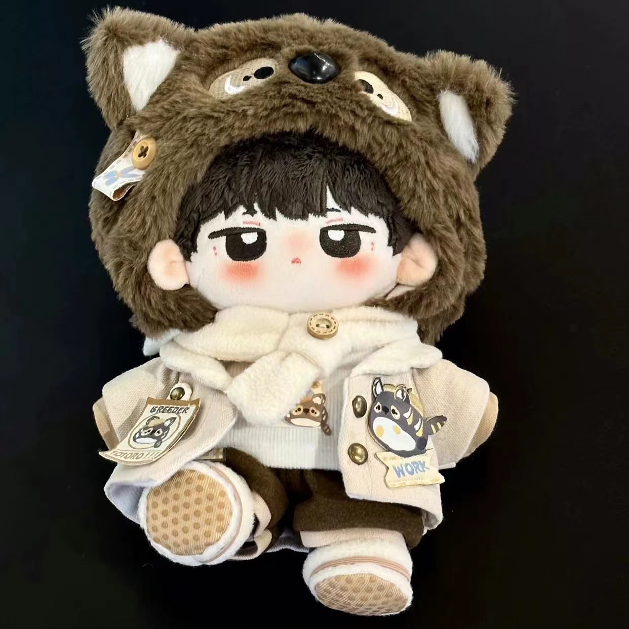 【批发】20厘米无属性棉花娃娃娃衣校园替换套装20cm娃衣校园风