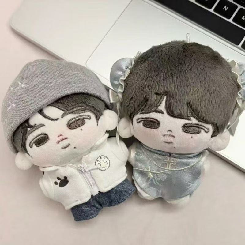 【现货批发】10cm棉花娃娃衣服可爱呆萌娃衣套装无属性玩偶替换装