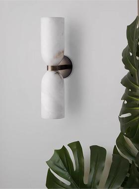 Allied Maker西班牙云石全铜法式复古壁灯 中古轻奢别墅床头走廊