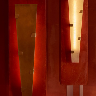 澳大利亚Volker Haug Studio BRACE 黄铜壁灯 背景墙卧室酒店走廊