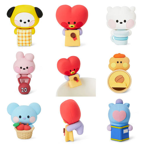 BT21杯挂公仔杯缘装饰玩偶