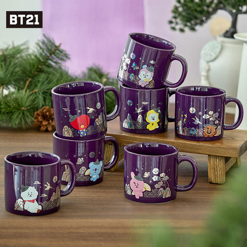 BT21陶瓷马克杯水杯咖啡杯子