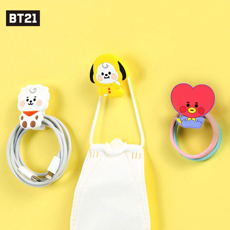 bt21防弹少年团零食票据冰箱磁铁