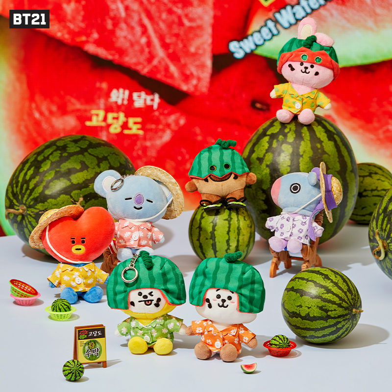 BT21毛绒公仔钥匙扣挂件