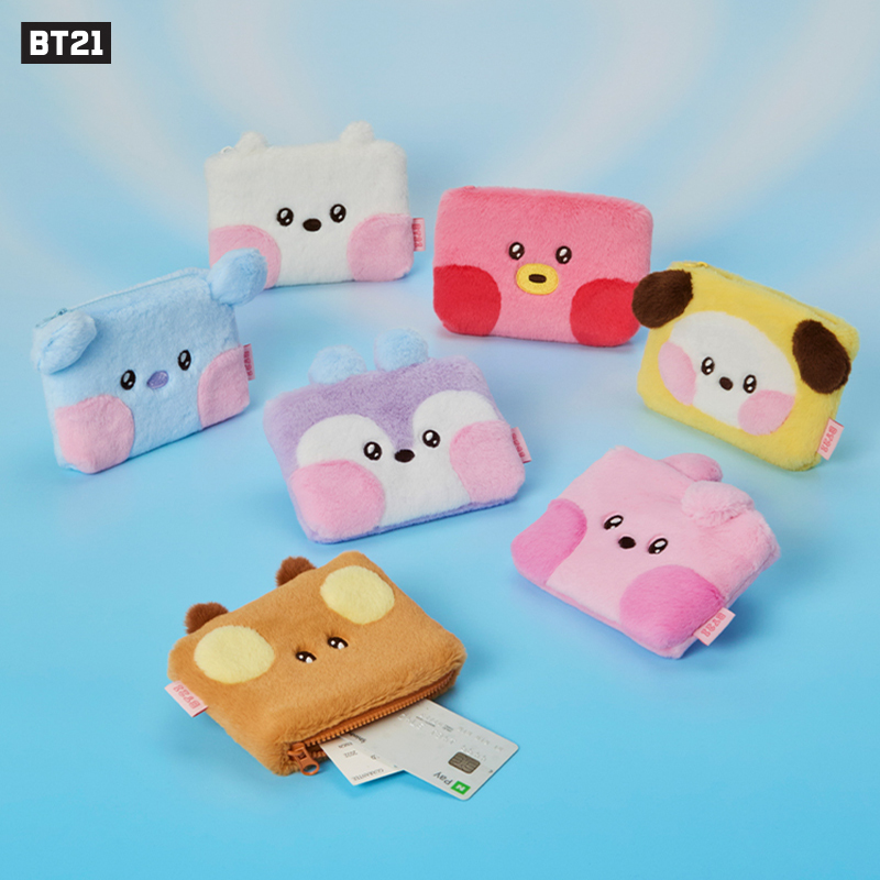 BT21HUGME收纳包化妆零钱卡包
