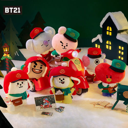 BT21圣诞Holiday毛绒站姿玩偶