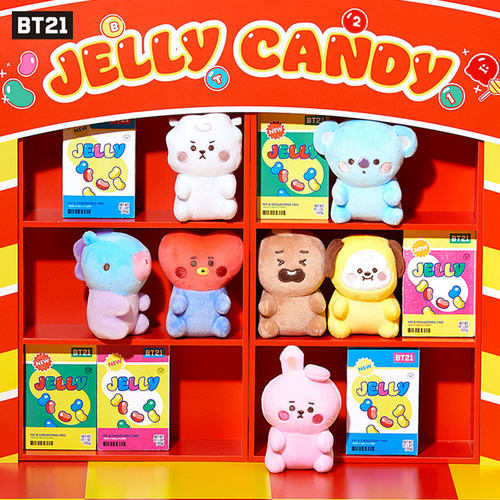 果冻bt21防弹少年团软萌毛绒公仔