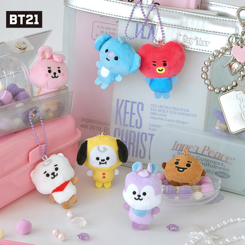 BT21PEARL毛绒玩偶钥匙扣挂件