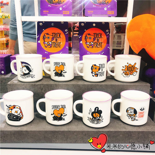 韩国BT21万圣节咖啡杯