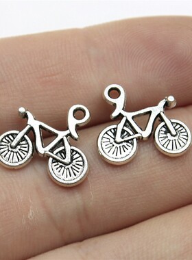 20个/包 15x13mm 古银色 DIY饰品配件 自行车吊坠 ABD-C12069