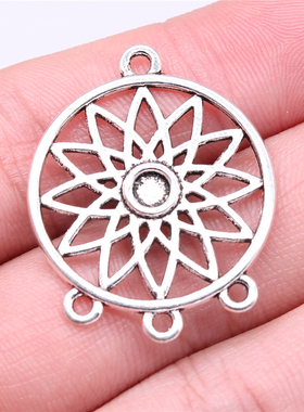 10个/包 27x33mm 多锌合金 捕梦网连接件 ABD-C13180