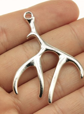 10个/包 51x40mm 多色DIY饰品配件 鹿角吊坠 ABD-C10498