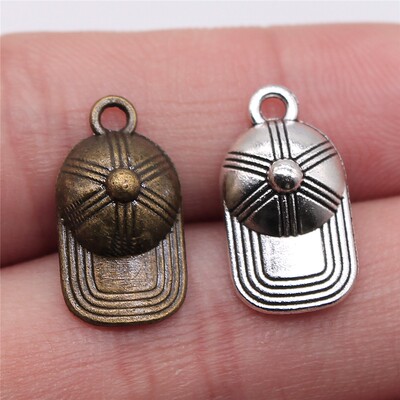 20个/包 20x10mm 多色DIY饰品配件 帽子吊坠 ABD-C10080