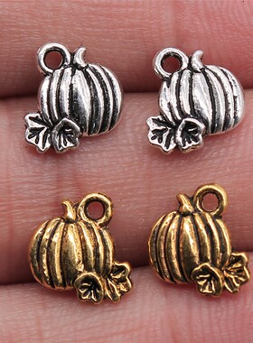 20个/包 10x10mm 多色DIY饰品配件 南瓜吊坠 ABD-C10430
