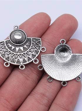 5个/包 30x35mm 多色 锌合金材质 耳环连接件 ABD-C14519