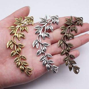 2个/包 87x38mm 多色DIY饰品配件树枝连接件 ABD-C10306