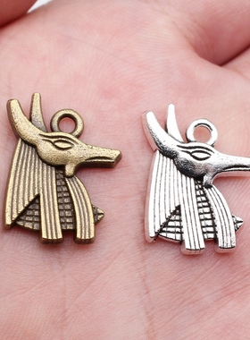 10个/包 21x16mm 多色DIY饰品配件 守护神兽吊坠 ABD-C10466