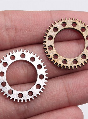 10个/包 25mm 多色锌合金材质 DIY饰品配件 齿轮吊坠 ABD-C10693