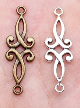 20个/包 29x9mm 多色锌合金材质 DIY饰品配件连接件 ABD-C14149