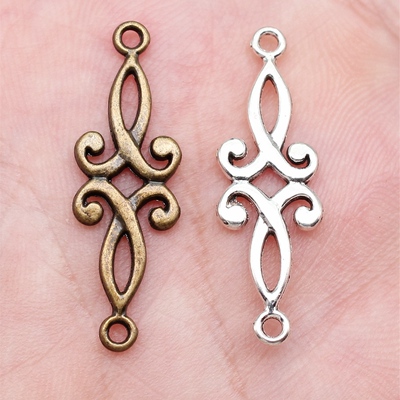 20个/包 29x9mm 多色锌合金材质 DIY饰品配件连接件 ABD-C14149