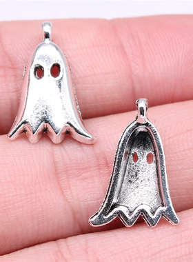 10个/包 20x14mm 古银色锌合金 DIY饰品配件 幽灵吊坠 ABD-C12213