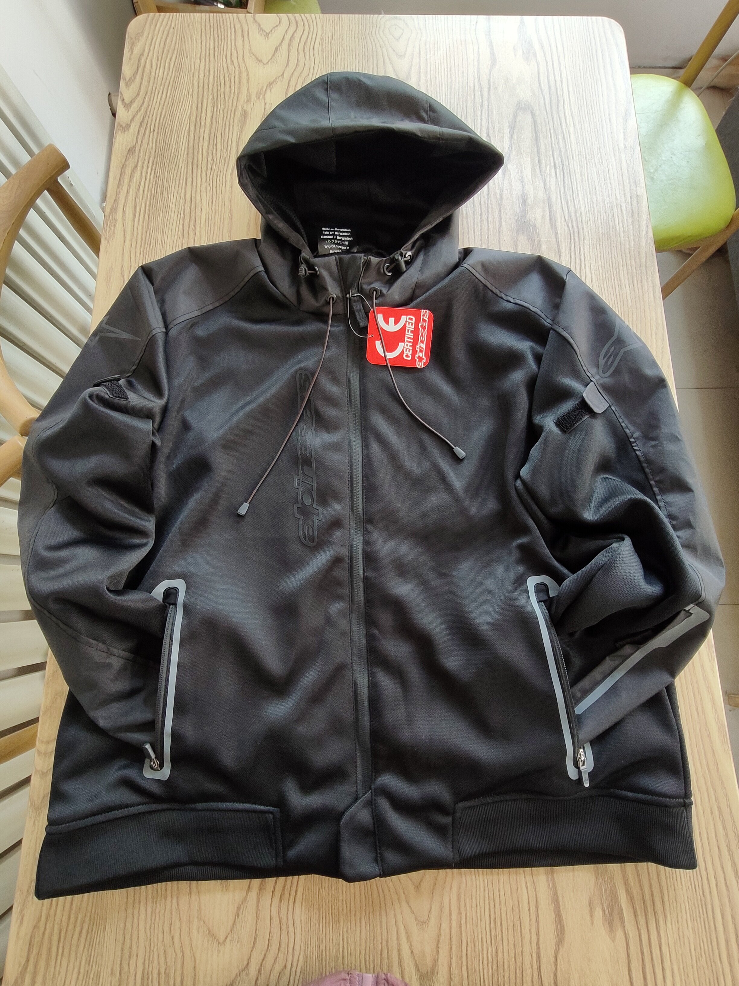 a星骑行服软壳冲锋衣风衣摩托车骑行服休闲外套连帽夹克衫