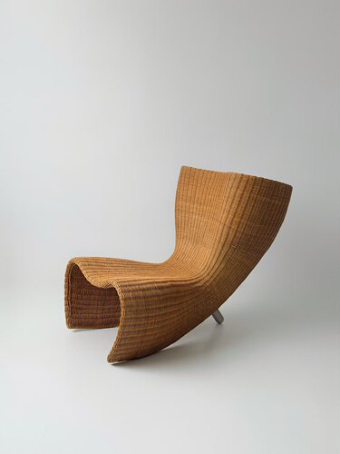 中古收藏级 Marc Newson WICKER CHAIR藤编椅  Felt Chair柳条椅