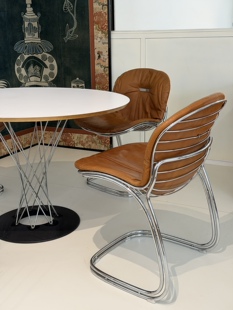 意大利中古Gastone Rinaldi Sabrina Chair悬臂椅|北京现货四把