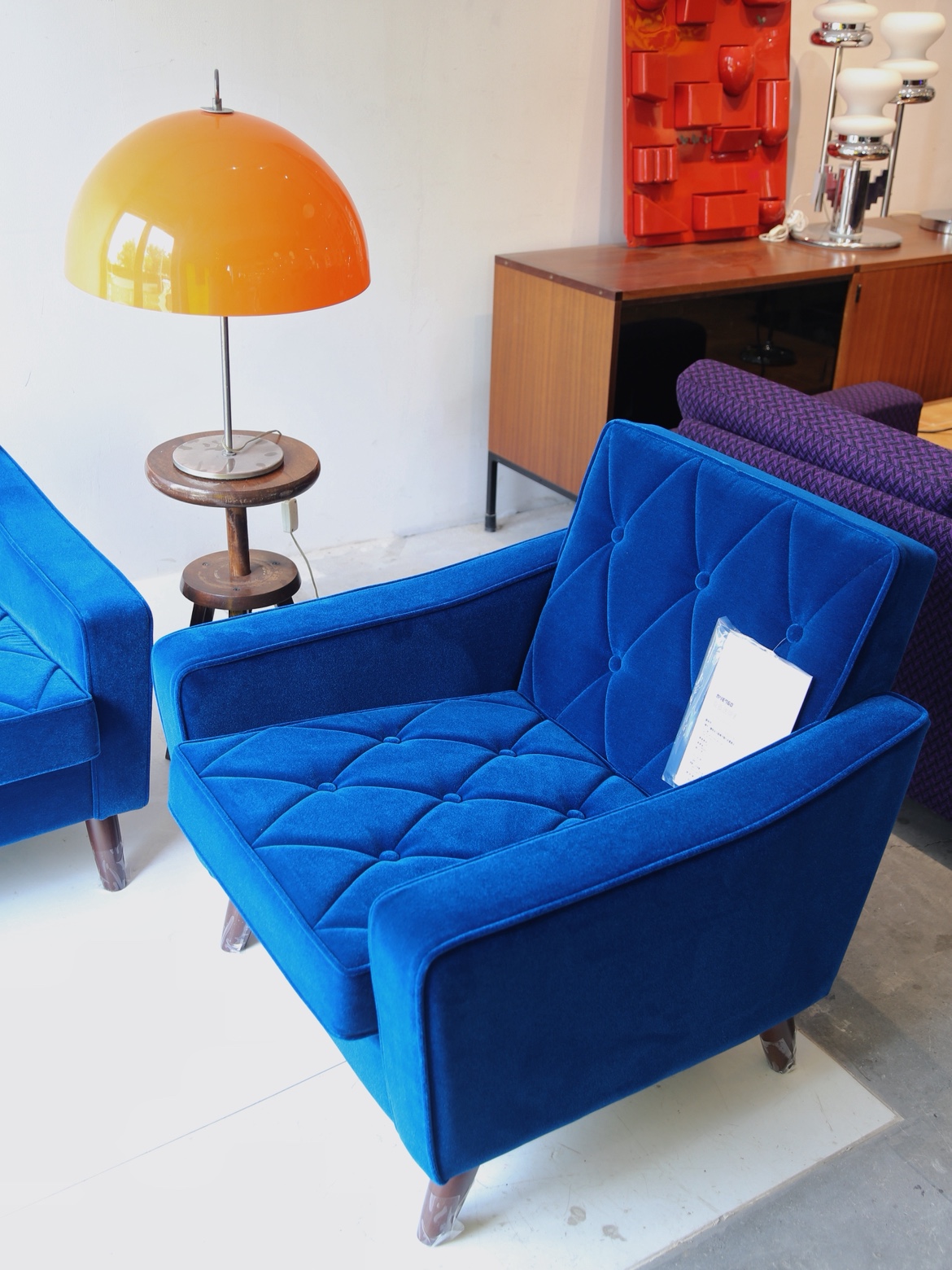 全新现货|日本 Karimoku｜Lobby Chair  单人/双人沙发｜限量蓝色