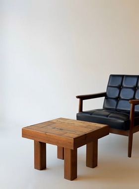 北京现货|法国1960年代陶艺大师 Roger Capron 中古圆形茶几/边桌