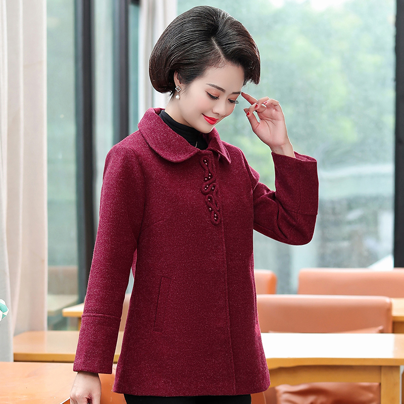 妈妈装秋装外套中年女秋衣外穿两件套2019新款洋气中