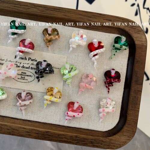 新年美甲抱钻蛇小蛇美甲饰品