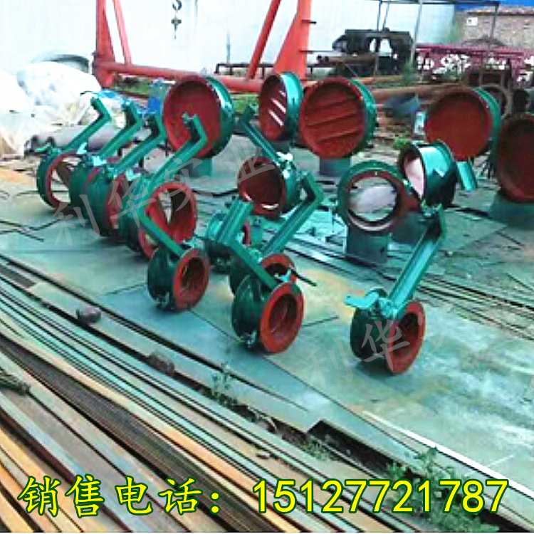 气动通风蝶阀DN600百叶调节阀挡板门烟道管道排烟阀排风阀圆风门