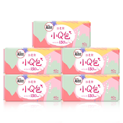 高洁丝透气日用组合卫生巾护垫