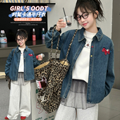 2026新款 薄款 春秋款 网红春装 外套 洋气时髦中大童儿童韩版 女童衬衫