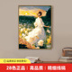 填色画 数字油画diy填充人物解压手工涂色画画丙烯油彩画 爱丽丝